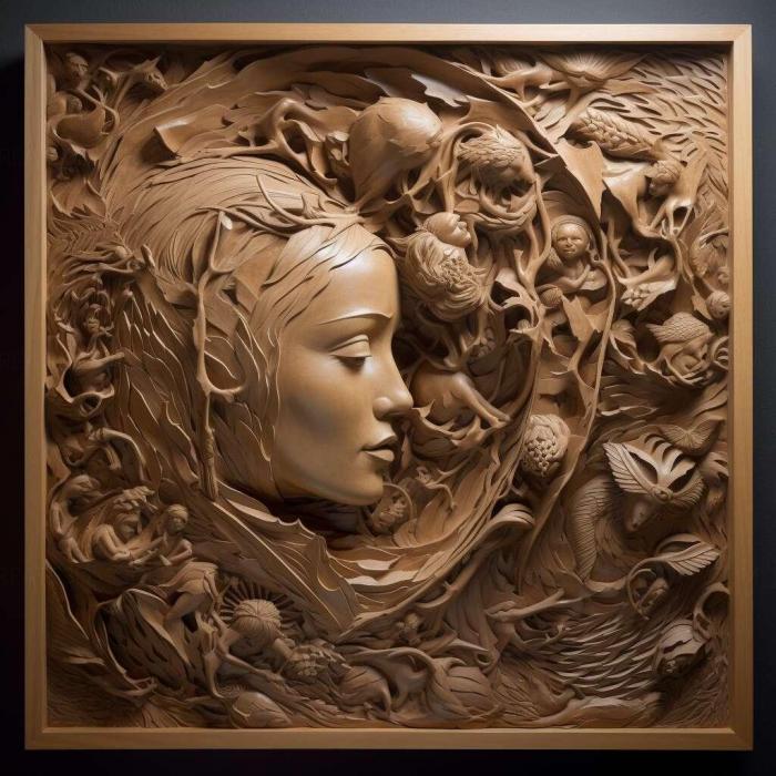 نموذج ثلاثي الأبعاد لآلة CNC 3D Art 